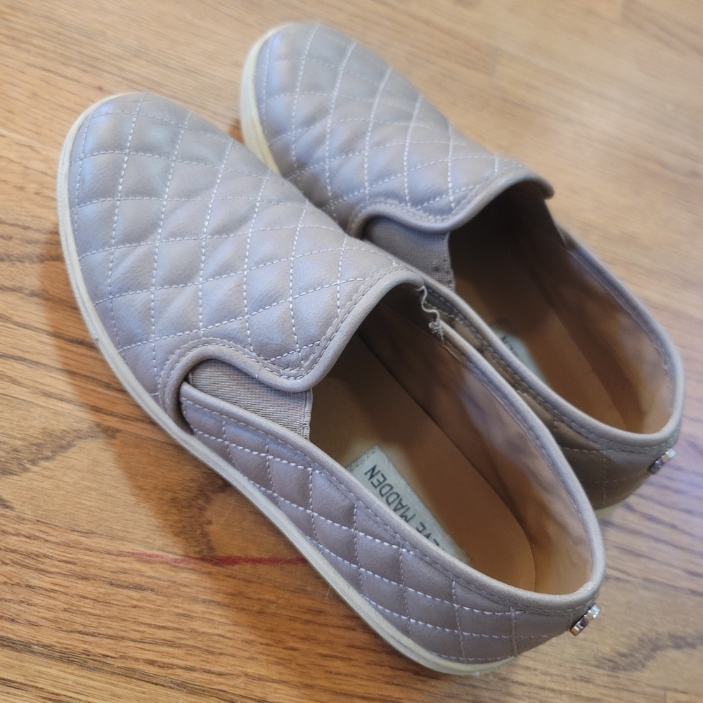 Steve Madden steel grey Slip on loafer cushioned shoe ecentrcq - Picture 8 of 10